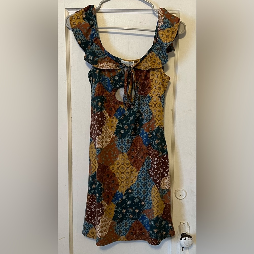 Hippie Trippy Patchwork Dress!